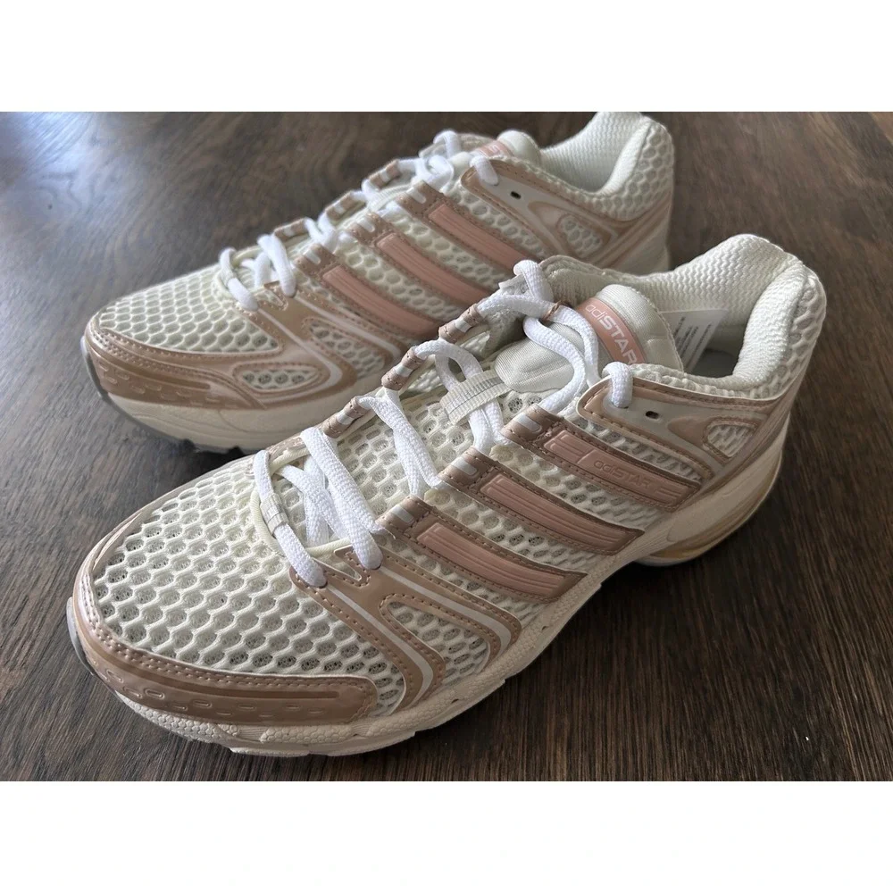 Adidas Adistar Control 5 Womens Size 9 Running Shoes White Bliss Pink IH1799